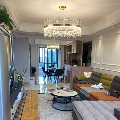 Nordic Led Chandelier Lighting Crystal Ceiling Chandeliers For Living room Dining room Home deco Kitchen Hanging Lamp lampadario