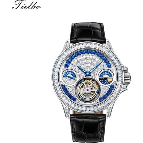 TIELBO Mens Waterproof Watch