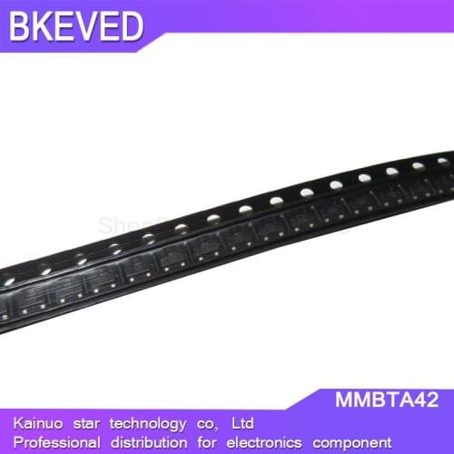 100PCS MMBTA42 SOT23 A42 SOT MMBTA42LT1G SMD 1D SOT-23 3B new transistor