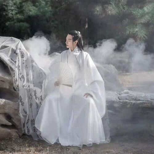 2021 Hanfu Chinese Style Hanfu Men Cosplay Black White Hanfu Ancient Chinese Costume Chinese Song Ming Dynasty Dalam Tv Xianxia