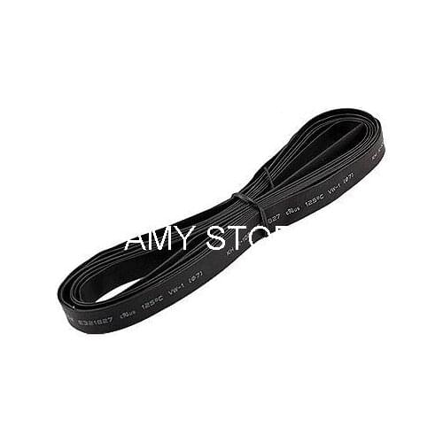 3 Meters 7mm Dia Wire Wrap Heat Shrink Shrinkable Tube Black