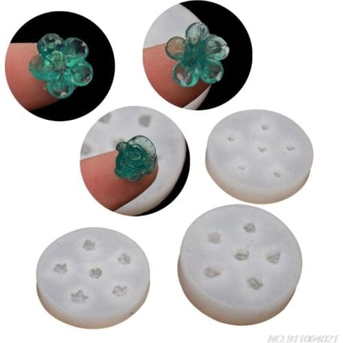 3 Styles Cute 3D Rose Flower Resin Casting Cherry Floral Pendant Epoxy Resin Molds Flower Jewelry Making Craft D14 20 Dropship