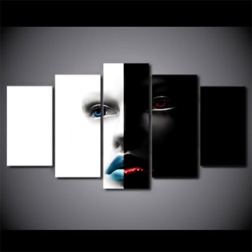 TOP Framed 5 Pieces/set Movie Poster Series Wall Art For Wall Decor Home Decoration Picture Paint on Canvas/FREE ART-Five-6