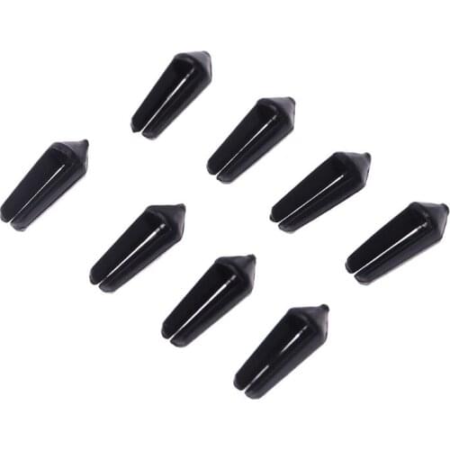 8 Pcs PC Plastic Mini Darts Flights Protectors Black Savers 0.05g Ultra Lightweight Darts Accessories