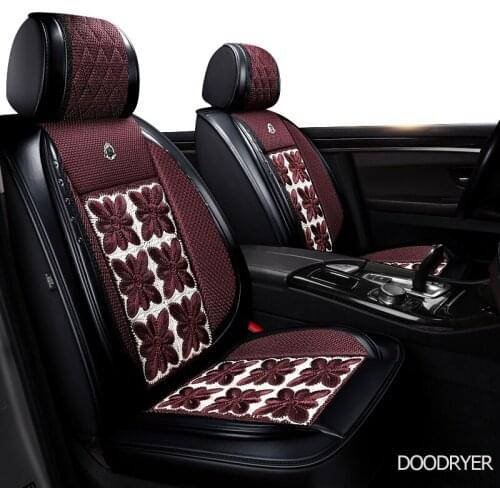 DOODRYER flax car seat covers For mazda 323 626 cx-3 cx-4 cx-5 6 2014 cx 5 7 9 bt50 3 bk bl 6 gg mpv demio premacy seat cover