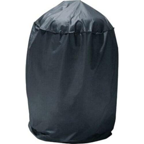 BBQ Cover Outdoor Dust Waterproof Weber Heavy Duty Grill Cover Rain Protective Outdoor Barbecue Cover Round Barbecue Grill Black