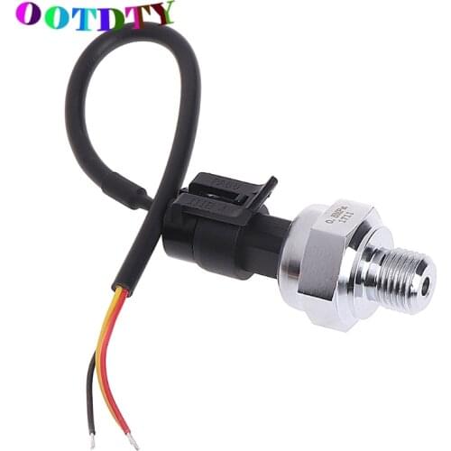 OOTDTY G1/4" Inch 5V 0-0.5 MPa Pressure Transducer Sensor Oil Fuel Gas Water Air