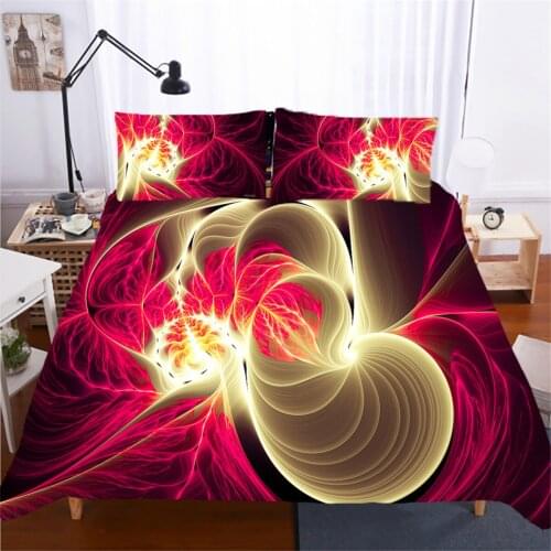 Home textile quilt cover pillowcase abstract art new quilt cover bedding boy girl three-piece four-piece bed sheet quilt cover