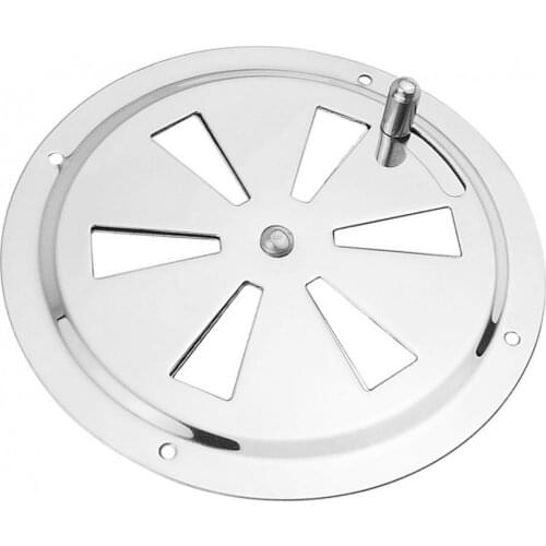 Stainless Steel 316 Boat Marine Air Vent Louver Grille Cover 128mm Ventilation Louvered Ventilator Cover Adjustable Exhaust Vent