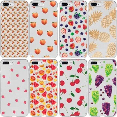 Summer Fruit Pizza Cherry Grape Cover Case for Xiaomi Note 10 9 8 SE 9T Pro Lite Explorer