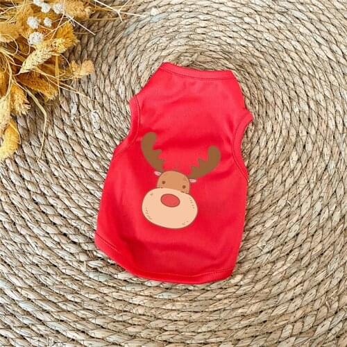 Sleeveless Summer Clothes Dog T-shirt Vests Pet Clothes Costume Short Sleeve Cat Vest Pet Supplies for Dropshipping