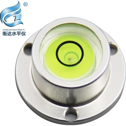 Metal level bubble flange level bubble high precision spirit level 20*10mm