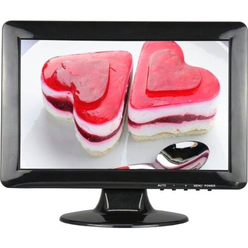 12 Inch 1280*800 Wide POS Touch Screen Monitor High Brightness Resistive Touch Monitor Desktop Touch Monitor With HDMI VGA BNC