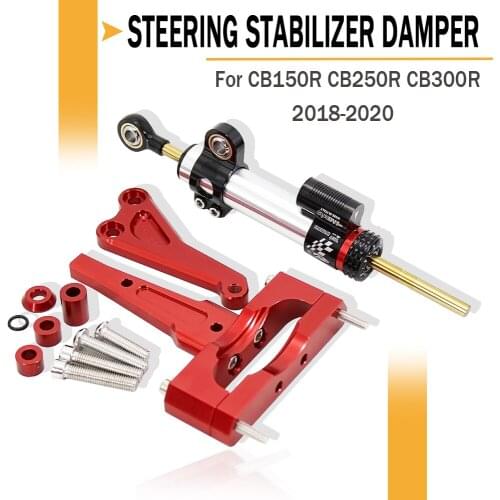 New For Honda CB150R CB250R CB300R Steering Damper Adjustable Motorcycle Steering Damper Stabilizer CB 150 250 300 R 2018-2020