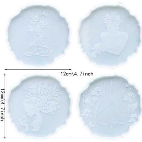 Diy Crystal Human Body Tea Tray Mold Body-shaped Epoxy Resin Mold Suitable for Home Decoration Table Wine Tray