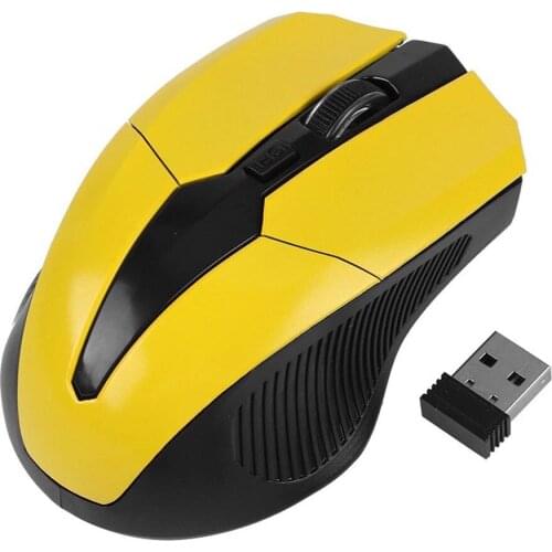 Portable 2.4Ghz 1200DPI Wireless Mouse AdjustableOptical Gaming Mouse Wireless Home Office Game Mice for PC Computer Laptop