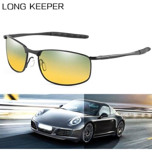 Polarized Sunglasses Men Driving Day Night Vision Sun Glasses Male Anti-glare UV400 Eyewear Women Driver Glasses Oculos de sol