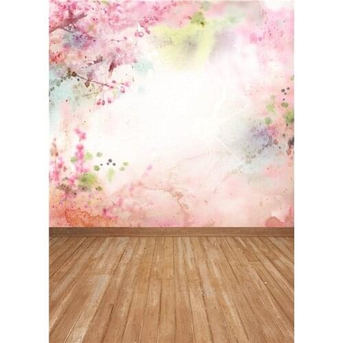 Vinyl Custom Photography Backdrops Prop Spot and Wood Planks Theme Digital Photo Studio Background