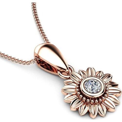Vintage daisy necklace zircon sun flower chain hillfiger woman Necklaces wholesale mushroom hogwarts collar for woman jewelry