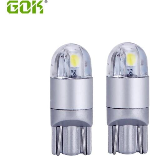 10pcs T10 led 2smd 3030 LED Signal Lamp Car Bulb W5W Led T10 Led Lamp For Car White 5W5 Clearance Backup Reverse Light DC12-24V