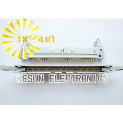 100PCS/LOT Full Gold 3U DC2-64P 2.54mm Straight Male Box Header With Ear High quality