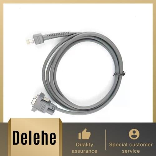 5pcs 2M A serial port cable for Symbol LS2208 LS4208 LS3408 barcode scanner (CBA-U01-S07ZAR Z17) Brand new and original,Free del