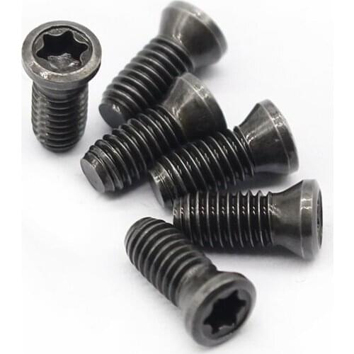 50PCS/SET Plum Screws CNC turning tool Knife Screws 4x8-5.7 4x9-5.7 4x10-5.7 4x12-5.7 4x14-5.7 4x8-5.0 4x9-5.0 Cutting Tool