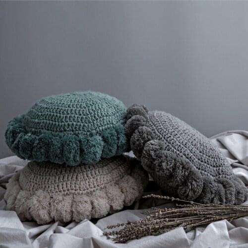 American round ball manual model room soft pillow (including core) chair cushion seat cushion