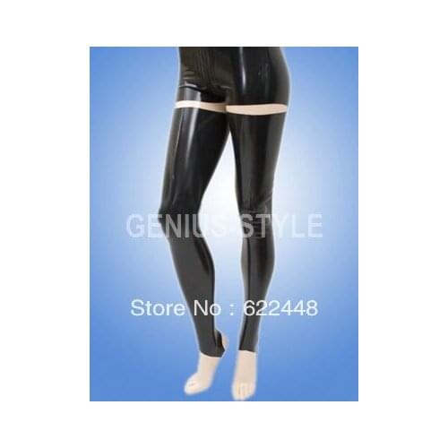 Free shipping ~ Latex trample feet socks long foot steps latex stockings ( only with stockings)
