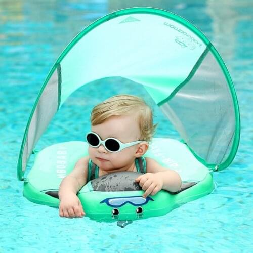 Bobora Baby Infant Soft Solid Non-Inflatable Float Relaxing Swimming Ring Children Waist Float Pool Floats Smart Swim Trainer Sw