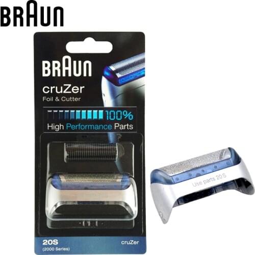 Braun 20s Electric Shavers Replacement head Foil &Cutter for CruZer Shavers razor blade (Z20 Z30 Z40 2876 5732 Cruzer4 Cruzer5)