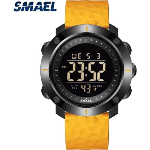 SMAEL Fashion Outdoor Sport Watch Men Multifunction Watches Alarm Clock Chrono 5Bar Waterproof Digital Watch reloj hombre 8042