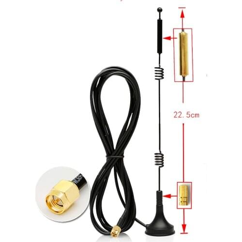 12dBi WIFI Antenna 2.4G / 5.8G Dual Band Magnetic Base Antenna SMA Male with 3M Cable for Router Camera Signal Booster