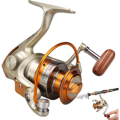 EF1000-7000 12BB 5.2:1 Metal Spinning Fishing Reel Fly Wheel For Fresh/Salt Water Sea Fishing Spinning Reel Carp Fishing