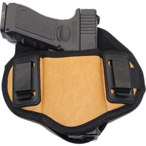 PU Leather Left/Right Hand Gun Holster for Glock 17 18 19 22 26 43 SIG Sauer P226 CZ 75 Beretta M92 Taurus 840 Concealed Holster