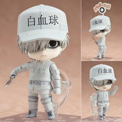 White Blood Cell Neutrophil PVC Collectible Figure Action Hataraku Saibou Model Toy Q Version 979 Cells at Work