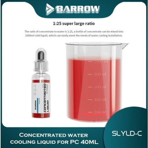 Barrow 40ML Concentrated Water Cooling Liquid For PC Cooling Liquid SLYLD-C