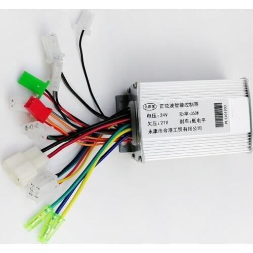 24V 350W Brushless Hub Motor Controller Controlador for Electric Bike Scooter