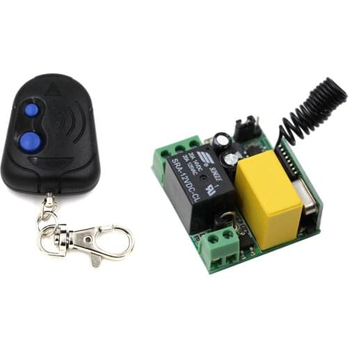 Best Price Mini Size 220V 1CH Radio RF Wireless Remote Control Switch Receiver & Transmitter Learning Code 315/433Mhz Hot Sales