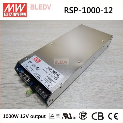 MEAN WELL RSP-1000-12 meanwell 720W Single Output Power Supply Meanwell RSP rsp-1000