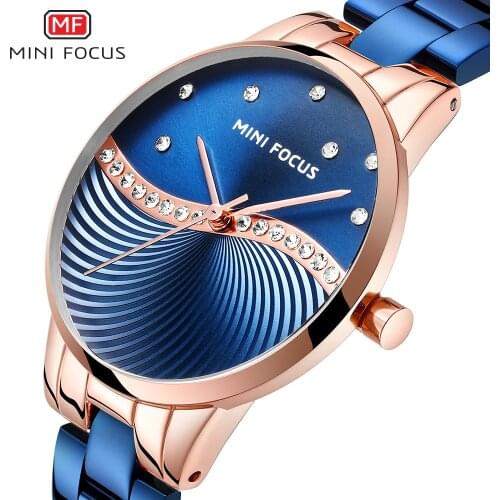 MINI FOCUS Minimalist Women Watch Crystal Ladies Watches Top Brand Luxury Wristwatch Business Clock Boyfriend часы женские New