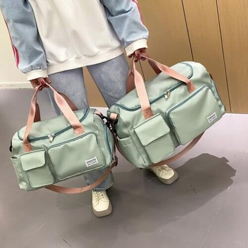 Fashion Large Capacity Travel Duffels Unisex Womens Waterproof Sports Hand Luggage Bag Casual Yoga Cross-Body Luggage Bag Men