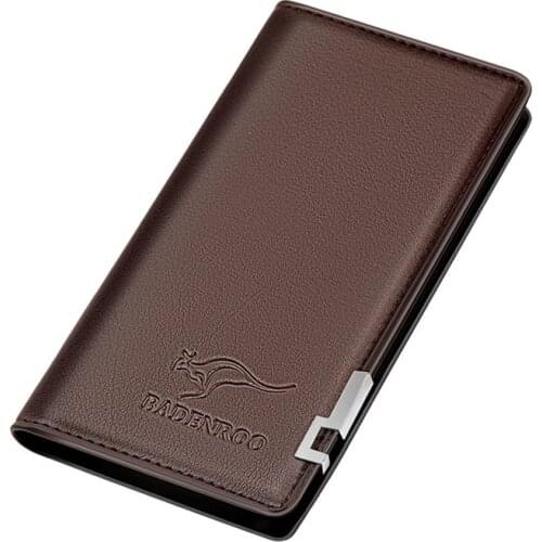 Men Wallets Classic Long Card Holder Wallet pu Leather Purses Clutch Large Wallets for Mens Purse Bag Business Purses Pocket