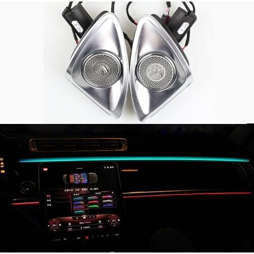 For Mercedes-Benz S-Class W223 S400 S450 2021 Upgrade Original Active Atmosphere Light Surround Breathing Marquee 3D Tweeter