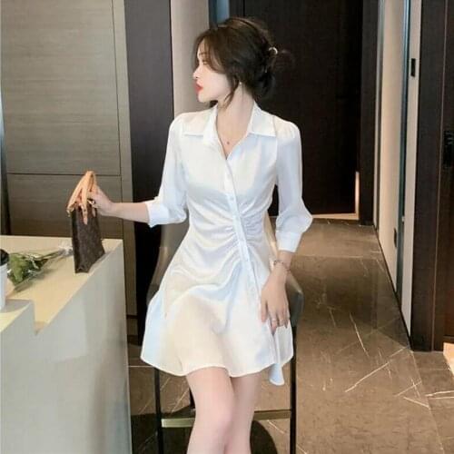 OEAID White Summer Dresses
