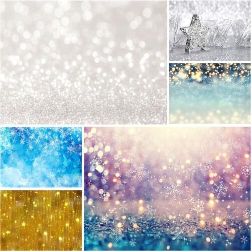 Silver Glitter Sparkle Bokeh Valentines Photo Background Vinyl Backdrop for Lover Shimmer Shine Party Photocall Photography Prop