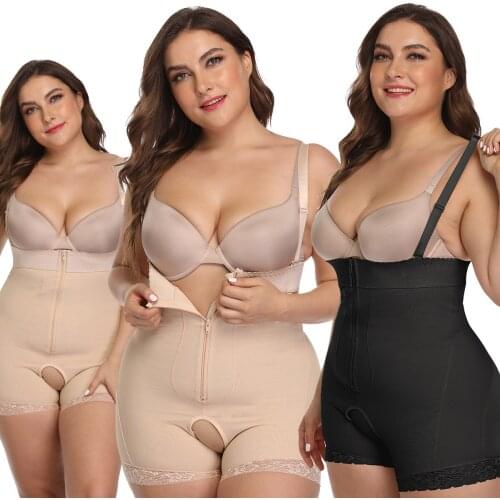 6XL Plus Shapewear Workout Waist Trainer Corset Butt lifter Tummy Control Plus Size Booty Lift Pulling Underwear Shaper women