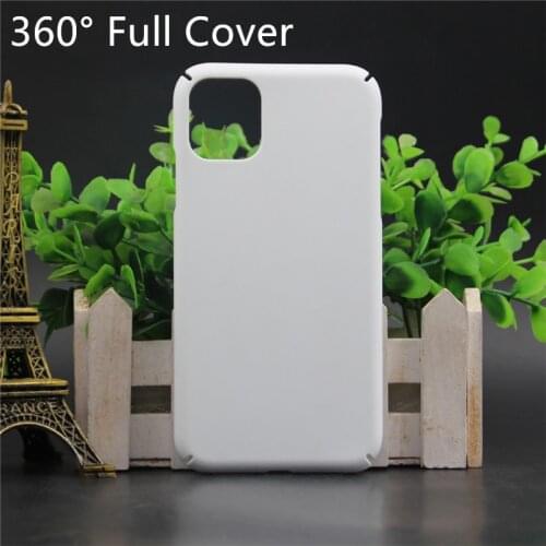 3D Sublimation Case 360 Full Cover For iPhone 11 Pro Max X Xr XS Max SE 2020 Plastic Hard Blank Printed Cover 10pcs/lot