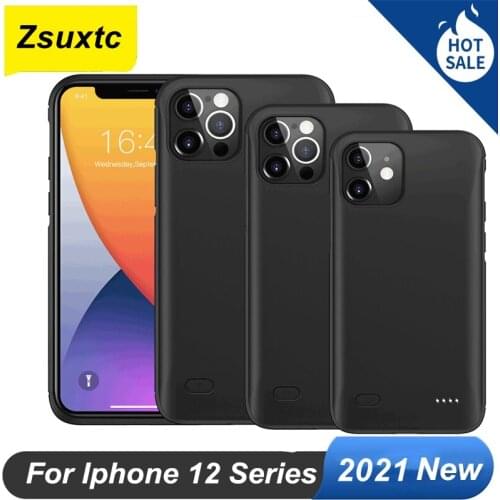 2020 New Araceli 5000 Mah For iphone 12 Mini 12 Pro 12 Max Pro Max Battery Case Power Bank Battery Charger Case