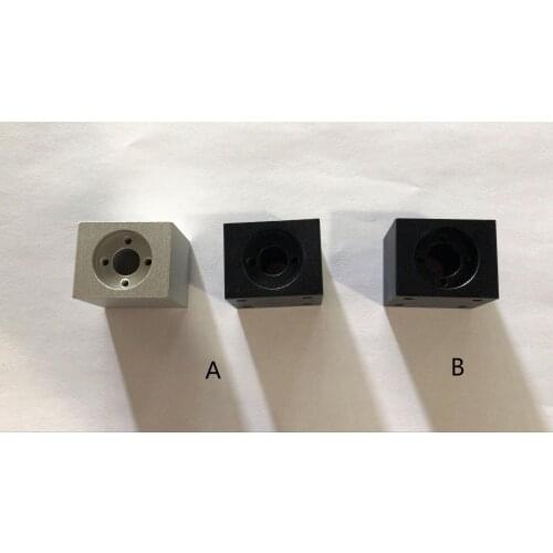 LINK CNC trapezoidal housing white or black mounting bracket aluminum for T8 screw brass nut engraving machine